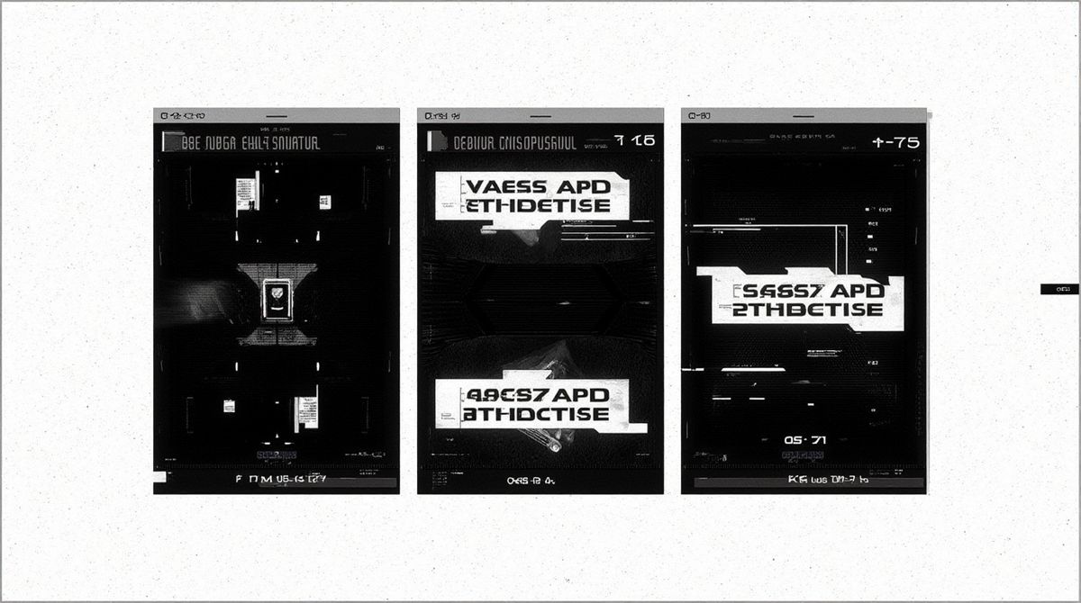 Three panels laid side by side for review with annotations