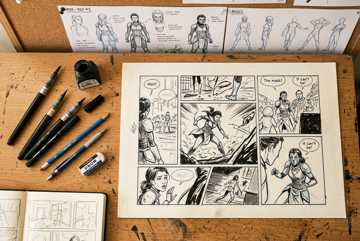 Comic + graphic novel makers