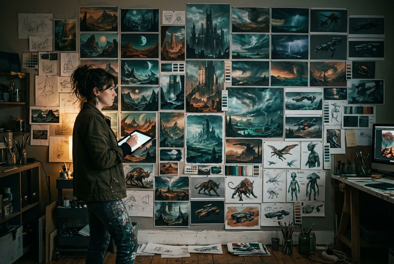 Worldbuilders + concept artists