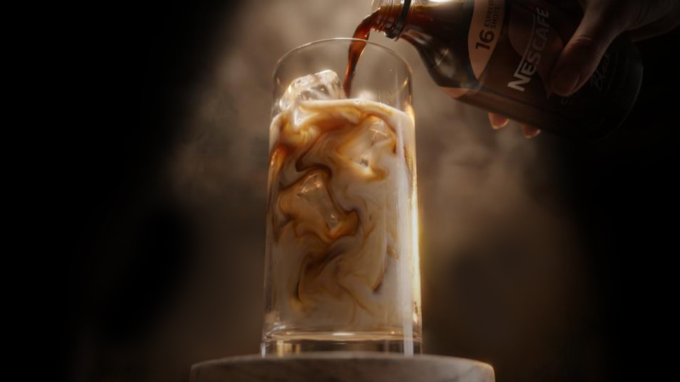 NESCAFÉ Worthy Of — previz-blocked ritual frame