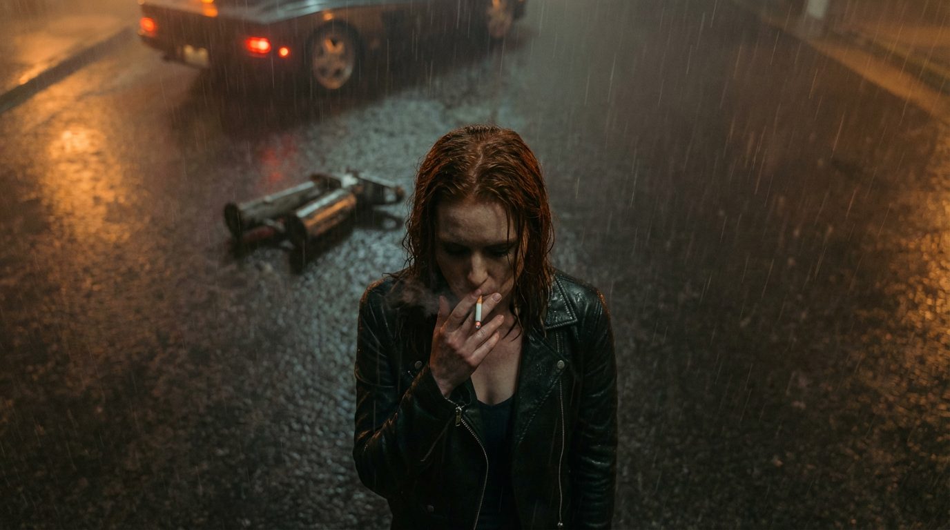 Noir rainfall — take 2
