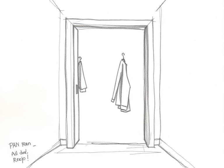 Storyboard panel 2.4, wide shot, drawn as a pencil board